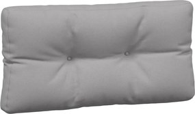 vidaXL Μαξιλάρια Παλέτας 7 τεμ. Γκρι Υφασμάτινα