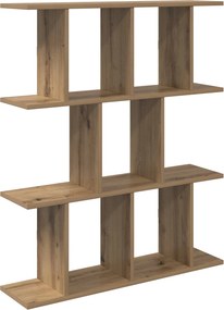 vidaXL Ράφι Τοίχου Artisan Δρυς 80 x 20 x 96 εκ. Επεξεργασμένο Ξύλο