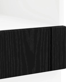 vidaXL Ντουλάπι φούρνου LUCCA Μαύρη Δρυς 60 x 46 x 81,5 εκ