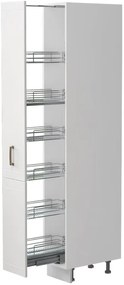 Επιδαπέδιο ντουλάπι ψηλό Tahoma K21-30-1KZ-Λευκό ματ - 30.00Χ60.00Χ216.00cm