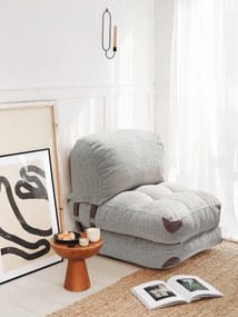 1-Seat Sofa-Bed Fold Teddy - Grey Grey
