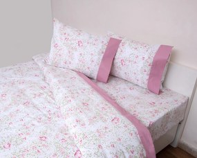 Σετ Σεντόνια Υπέρδιπλα με Λάστιχο 160x205+25 Border 3002