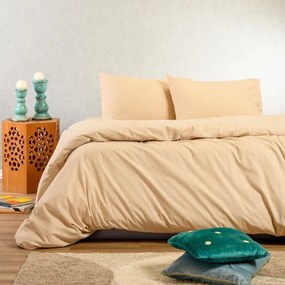 Μαξιλαροθήκες Owen (Σετ 2τμχ) Beige Melinen 53x72 100% Βαμβακερή Φανέλα