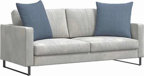 vidaXL Μαξιλάρι Καναπέ 2 pcs Μπλε 60 x 60 cm Υφασμάτινο Κορντουρά