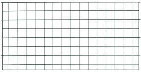 vidaXL Σετ φράχτη για λιμνούλες 5 pcs Πράσινο 100 x 50 cm Ατσάλι