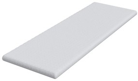 vidaXL Στρώματα Λευκό 70 x 200 cm 100% ύφασμα πολυεστέρα με τζακάρ