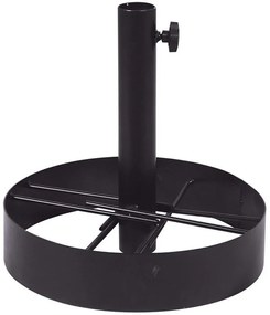 Βάση Ομπρέλας Στρογγυλή 154666 Φ45Χ42 cm Black Φ 60 mm