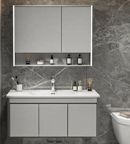 ΣΕΤ ΕΠΙΠΛΟΥ YVONNE  PLYWOOD 100cm χρ.GREY 9SYVON100GR 9SYVON100GR
