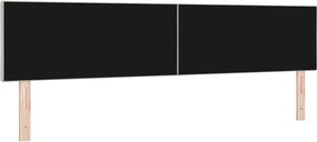vidaXL LED κεφαλάρι Ανοιχτό γκρι 200 cm Βελούδο