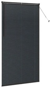 vidaXL Ρολό Παραθύρου με κουρτίνες Άλλο Μαύρο 80 x 130 εκ Αλουμίνιο