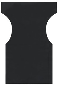 Αδιάβροχο πολυεστερικό πανί Megapap για πολυθρόνα σκηνοθέτη σε χρώμα μαύρο 56x44x80εκ.