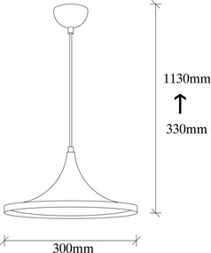 Chandelier Berceste - 193BLACK-S Black