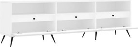 vidaXL Έπιπλο Τηλεόρασης Λευκό 150x30x44,5 εκ. Επεξεργασμένο Ξύλο