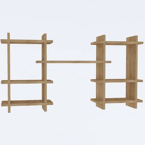 Ραφιέρα Τοίχου Tefo 495SSE1161 116,4x19,5x60cm Oak