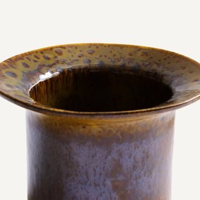 Κασπώ από stoneware με αντιδραστική εφυάλωση, ύψος 12 cm, MESSINE