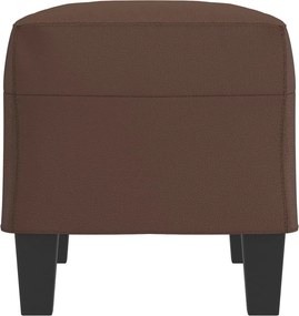 vidaXL Πάγκος Καφέ 70x35x41 εκ. από Συνθετικό Δέρμα