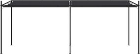 vidaXL Κιόσκι με Πτυσσόμενη Οροφή Ανθρακί 600 x 300 x 233 εκ.
