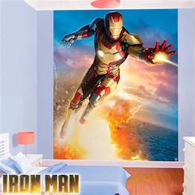 Φωτοταπετσαρία Τοίχου Έτοιμων Διαστάσεων Iron Man