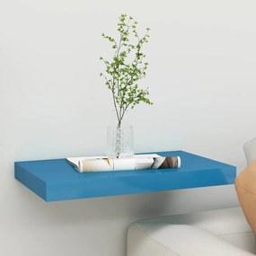 vidaXL Ράφι Τοίχου Μπλε 40 x 23 x 3,8 εκ. MDF