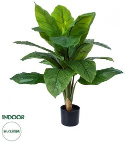 Artificial Garden ROHDEA JAPONICA 20068 Τεχνητό Διακοσμητικό Φυτό Ιαπωνέζικη Ροδέα Υ80cm  Globostar 20068 Πράσινο