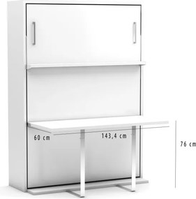 Κρεβάτι Τοίχου Diva Double Table