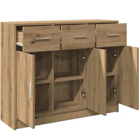 vidaXL Ντουλάπι Αρτισιανή Δρυς 91x28x75 εκ. από Επεξεργασμένο Ξύλο