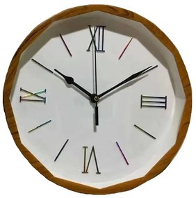 Ρολόι τοίχου - XH-8267M - 682677 - Light Brown-682677_lbr
