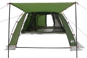vidaXL Σκηνή τούνελ Πράσινο 361 x 235 x 152 cm