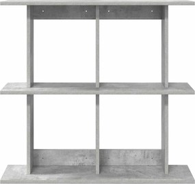 vidaXL Ράφι Τοίχου Γκρι Σκυροδέματος 100 x 20 x 75 εκ