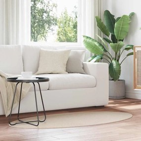 vidaXL Χαλιά χώρου Ωοειδής HUARTE Μπεζ 80 x 150 cm 100% Πολυεστέρας