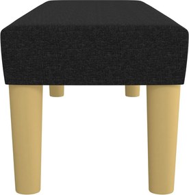 vidaXL Πάγκος Μαύρος 100x30x30 εκ. Υφασμάτινος