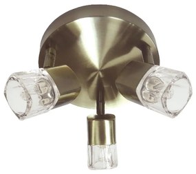 Φωτιστικό Spot Luminairies 0901063GAB Bronze Metal, Glass