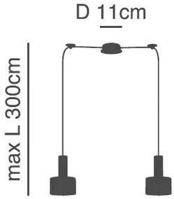 Φωτιστικό Οροφής  SE21-NM-4-NM2-MS1 ADEPT TUBE Nickel Matt Pendant Black Metal Shade+ - 77-8452 - 51W - 100W - 77-8452