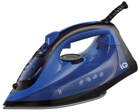 IQ EI-862 BLUE Σίδερο Ατμού 2400W με Κεραμική Πλάκα 25g/min, Μπλε