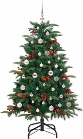 vidaXL Τεχνητό Χριστουγεννιάτικο Δέντρο με 150 LED Πράσινο 150 cm