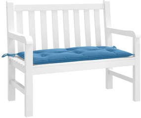 vidaXL Μαξιλάρια Πάγκου Κήπου Μπλε Μελανζέ 100x50x7 εκ. Ύφασμα