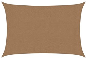 vidaXL Πανί Σκίασης Taupe 3 x 4,5 μ. από HDPE 160 γρ./μ²