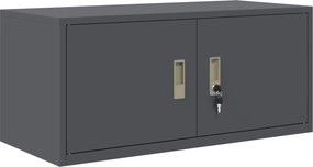 vidaXL Ντουλάπι αποθήκευσης 2 τμχ. Ανθρακί 90 x 40 x 180 cm Ατσάλι