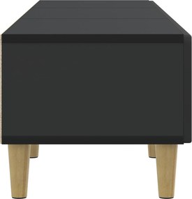 vidaXL Ντουλάπι TV Μαύρο 147 x 34,5 x 30 εκ Επεξεργασμένο Ξύλο