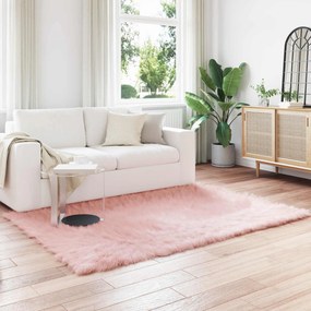 vidaXL Χαλί από τεχνητό πρόβειο δέρμα TAFALLA Ροζ 160 x 230 cm