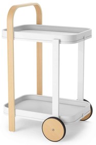 Βοηθητικό τραπεζάκι τρόλει 80Χ52Χ46 Umbra bellwood wht
