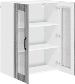 VidaXL Ραφιέρα τοίχου LUCCA Γκρι Sonoma 60 x 31 x 80 εκ.