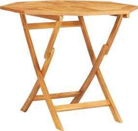 vidaXL Σετ Τραπεζαρίας Κήπου 5 Τεμαχίων από Μασίφ Ξύλο Teak