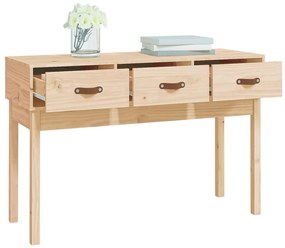 vidaXL Τραπέζι Κονσόλα 114 x 40 x 75 εκ. από Μασίφ Ξύλο Πεύκου
