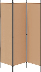 vidaXL Διαχωριστικό Δωματίου Μπεζ 150 x 180 cm Ύφασμα