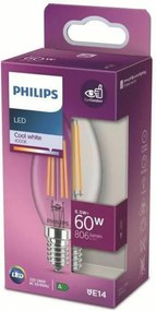 Λάμπα Κερί LED Philips Κρύο Λευκό E14