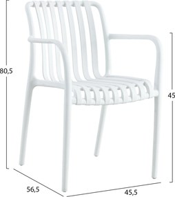 ΠΟΛΥΘΡΟΝΑ ΠΟΛΥΠΡΟΠΥΛΕΝΙΟΥ TIPPY HM5940.01 ΛΕΥΚΗ 55x55x81Υεκ.