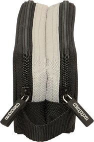 Κασετίνα Kappa Grey Μαύρο Γκρι 21 x 8 x 6 cm