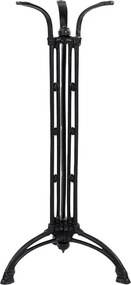 ΒΑΣΗ BAR ΑΠΟ ΜΑΝΤΕΜΙ HM446 3ΝΥΧΗ ΣΕ ΜΑΥΡΟ ΧΡΩΜΑ 50X50X105