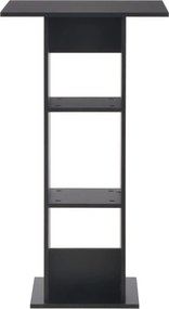 vidaXL Τραπέζι Μπαρ Μαύρο 60 x 60 x 110 εκ.